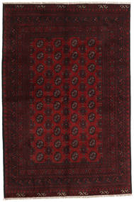  Afghan Fine Rug 156X237 Wool Dark Red Small Carpetvista
