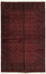  156X246 Afghan Fine Rug Dark Red Afghanistan Carpetvista