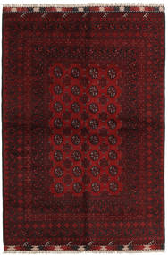 161X234 Tapis D'orient Afghan Fine Rouge Foncé (Laine, Afghanistan) Carpetvista