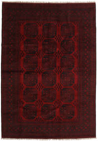  202X291 Medallion Afghan Fine Rug Wool, Carpetvista