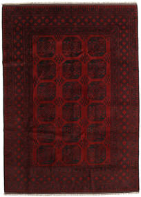 Tappeto Orientale Afghan Fine 204X284 Rosso Scuro (Lana, Afghanistan)