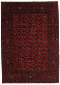  202X284 Medallion Afghan Fine Rug Wool, Carpetvista