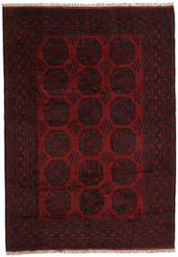 Afghan Fine Rug 201X288 Dark Red Wool, Afghanistan Carpetvista