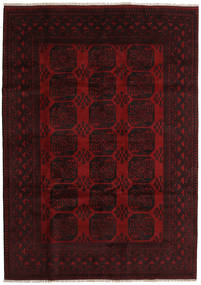 Afghan Fine Teppe 208X290 Mørk Rød Ull, Afghanistan Carpetvista