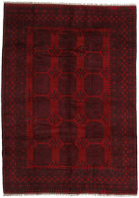 206X289 Afghan Fine Teppe Orientalsk Mørk Rød (Ull, Afghanistan) Carpetvista