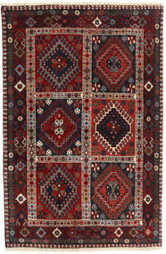  98X152 Medaillon Klein Yalameh Teppich Wolle, Carpetvista