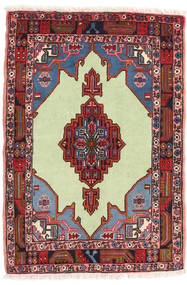 絨毯 オリエンタル コリアイ 68X99 レッド/ダークレッド (ウール, ペルシャ/イラン)