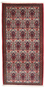  Persisk Abadeh Teppe 73X144 Mørk Rød/Rød (Ull, Persia/Iran)