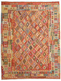  Kilim Afghan Old Style Tapis 263X341 De Laine Grand Carpetvista