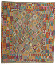 269X299 Groot Kelim Afghan Old Style Vloerkleed Wol, Carpetvista