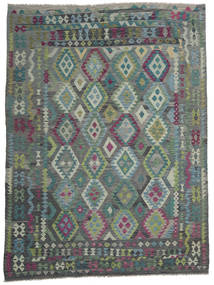  Oosters Kelim Afghan Old Style Vloerkleed 258X343 Groot Wol, Afghanistan Carpetvista