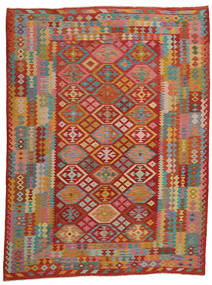  257X339 Kelim Afghan Old Style Tæppe Afghanistan Carpetvista