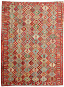  Kilim Afegão Old Style Tapete 257X350 Lã Grande Carpetvista
