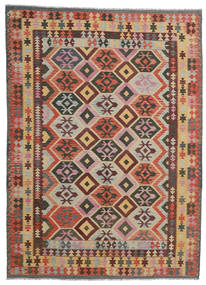  Kilim Afghan Old Style Rug 254X348 Wool Large Carpetvista