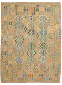  Kelim Afghan Old Stil 257X338 Wollteppich Beige/Grau Groß Carpetvista