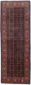 Alfombra Sarough Mir 113X310 De Pasillo Púrpura Oscuro/Rojo (Lana, Persia/Irán)