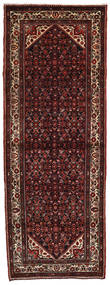 119X316 Tappeto Hosseinabad Orientale Passatoie Rosso Scuro/Rosso (Lana, Persia/Iran) Carpetvista