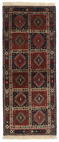  83X200 Medallion Small Yalameh Rug Wool, Carpetvista