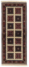  81X203 Medallion Small Yalameh Rug Wool, Carpetvista