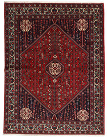  155X204 Abadeh Sherkat Farsh Vloerkleed Donkerrood/Rood Perzië/Iran Carpetvista