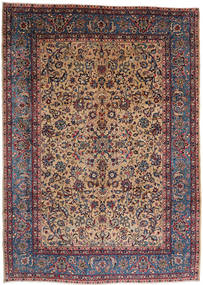 244X345 Tappeto Keshan Orientale Rosso/Beige (Lana, Persia/Iran) Carpetvista