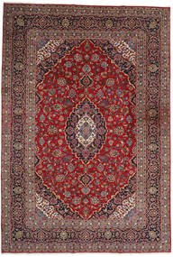 Tapete Kashan 242X355 Vermelho/Cinzento (Lã, Pérsia/Irão)