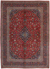 Tapis Kashan 297X407 Rouge/Rouge Foncé Grand (Laine, Perse/Iran)