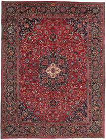  Persischer Maschad Teppich 296X394 Rot/Dunkelgrau Carpetvista