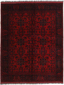  Afegão Khal Mohammadi Tapete 154X196 Lã Vermelho Escuro Pequeno Carpetvista