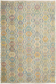 Kelim Afghan Old Stil Teppich 356X528 Großer Wolle, Afghanistan Carpetvista