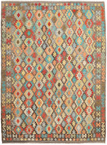  Kilim Afghan Old Style Rug 255X344 Wool Large Carpetvista