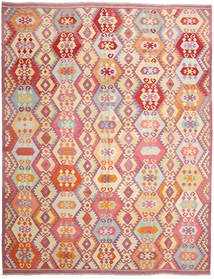 Kilim Afghan Old Style Rug 303X390 Wool Large Carpetvista