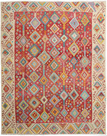  316X388 Grande Kilim Afegão Old Style Tapete Lã, Carpetvista