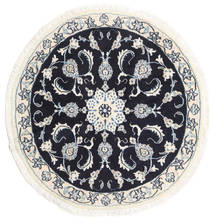  Ø 100 Dywan Orientalny Nain Okrągły (Wełna, Persja/Iran) Carpetvista