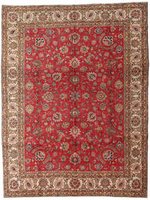  Tabriz Rug 289X382 Persian Wool Brown/Red Large Carpetvista