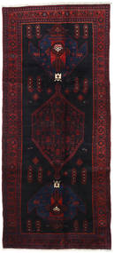  130X298 Medallion Small Hamadan Rug Wool, Carpetvista