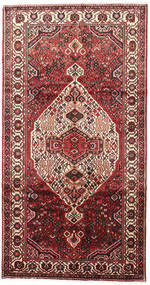163X308 Bakhtiar Orientalisk Hallmatta Röd/Mörkröd (Ull, Persien/Iran) Carpetvista
