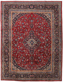  Persischer Maschad Teppich 296X383 Rot/Dunkelrosa Carpetvista