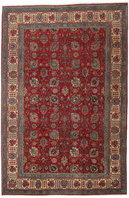 絨毯 ペルシャ タブリーズ 238X360 レッド/茶色 (ウール, ペルシャ/イラン)