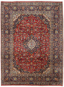 251X338 Alfombra Keshan Oriental Rojo/Gris Grande (Lana, Persia/Irán) Carpetvista