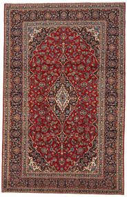225X352 Alfombra Keshan Oriental Rojo/Rojo Oscuro (Lana, Persia/Irán) Carpetvista