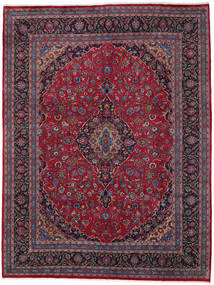 Dywan Perski Meszhed 297X394 Czerwony/Ciemnoczerwony Duży (Wełna, Persja/Iran)