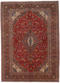 291X410 Tapis Kashan D'orient Marron/Rouge Grand (Laine, Perse/Iran) Carpetvista