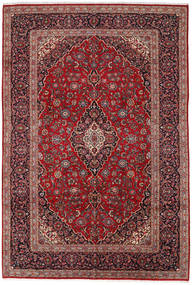 Keshan Matta 260X380 Röd/Mörkröd Stor Ull, Persien/Iran Carpetvista