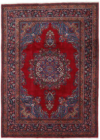 243X338 Mashad Rug Oriental Dark Red/Red (Wool, Persia/Iran) Carpetvista