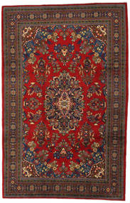 225X341 Wiss Matta Orientalisk Mörkröd/Röd (Ull, Persien/Iran) Carpetvista