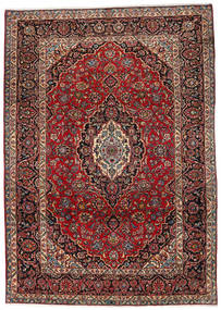  Oosters Mashad Vloerkleed 253X356 Rood/Bruin Groot Wol, Perzië/Iran Carpetvista