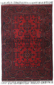 Tappeto Orientale Afghan Khal Mohammadi 99X146 Rosso Scuro/Rosa Scuro (Lana, Afghanistan)