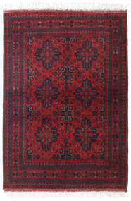 106X150 絨毯 オリエンタル アフガン Khal Mohammadi ダークレッド/ダークピンク (ウール, アフガニスタン) Carpetvista