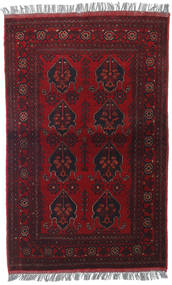 99X155 Afghan Khal Mohammadi Teppe Orientalsk Mørk Rød/Rød (Ull, Afghanistan) Carpetvista